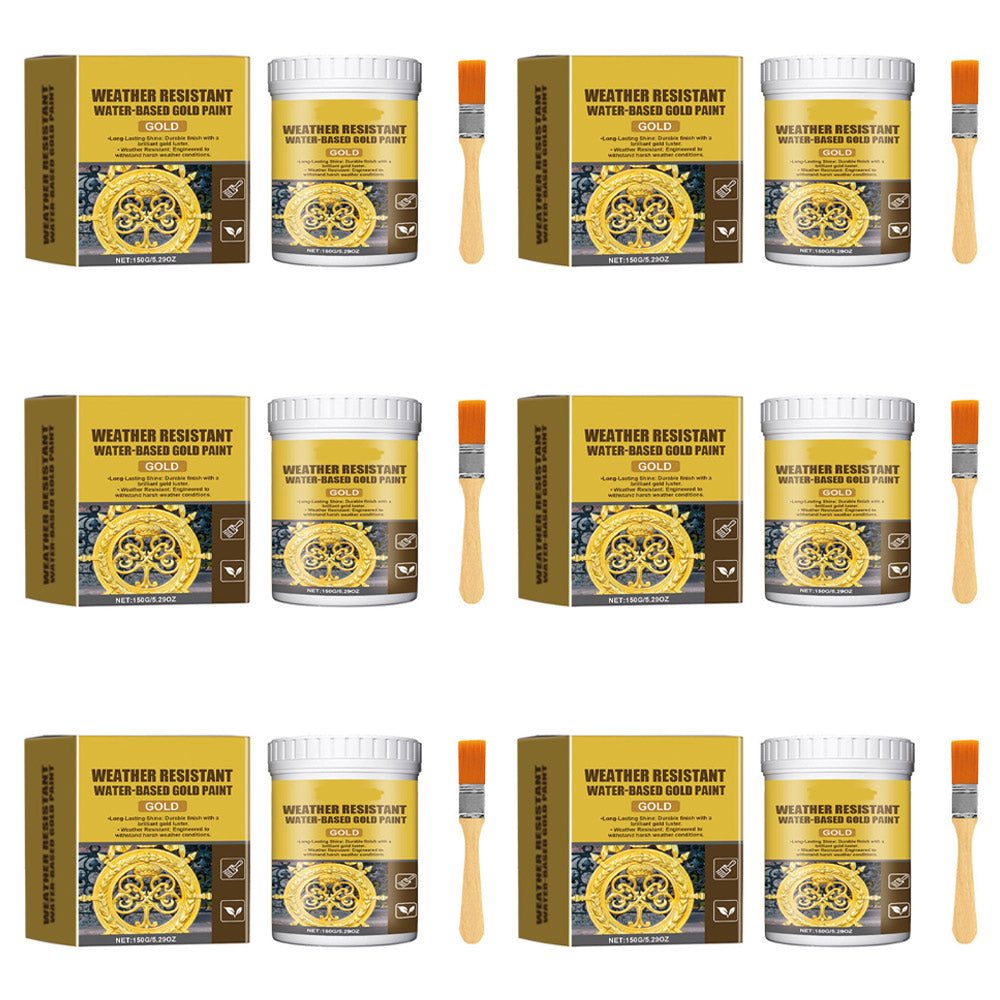 Daba™ Weather Resistant Water-Based Gold Paint