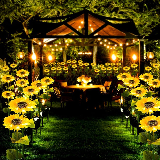 Daba™ Solar Sunflower Garden Lights