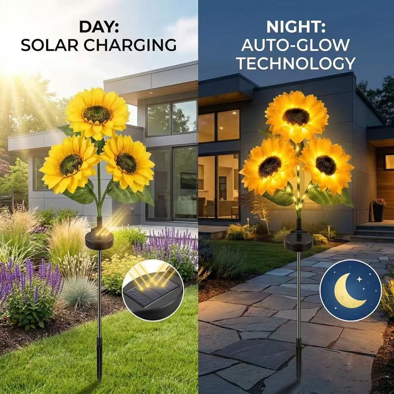 Daba™ Solar Sunflower Garden Lights