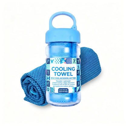 ☀️Cooling Towel -👍Daba™ Cold Sweat Towel You Can Use Anywhere, Anytime! Reusable Soft Absorbent Cooling Portable 🔥
