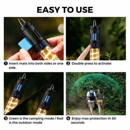 💡Last Day Only – 70% OFF! Daba™ 2-in-1 Portable Mosquito Repeller & Camping Lantern