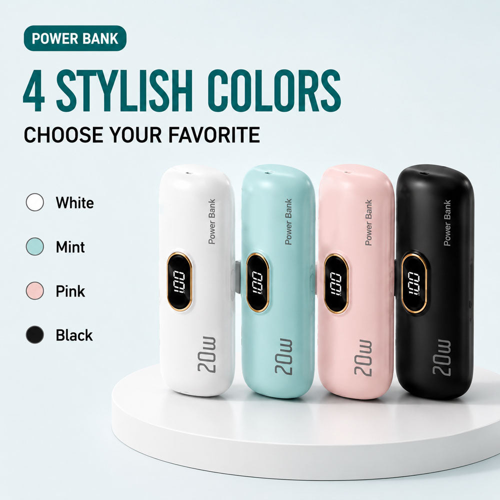 🔥 50% OFF Today 🔥 10000mAh Mini Power Bank | 20W Fast Charging Portable Phone Charger