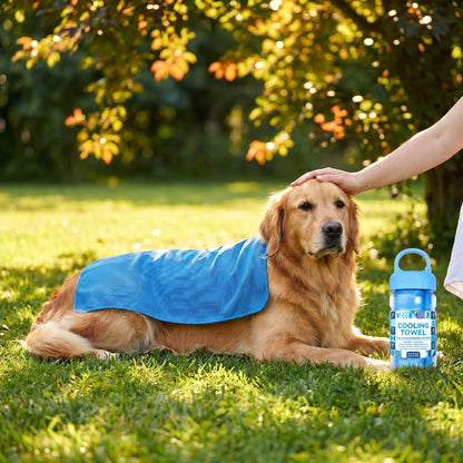 ☀️Cooling Towel -👍Daba™ Cold Sweat Towel You Can Use Anywhere, Anytime! Reusable Soft Absorbent Cooling Portable 🔥
