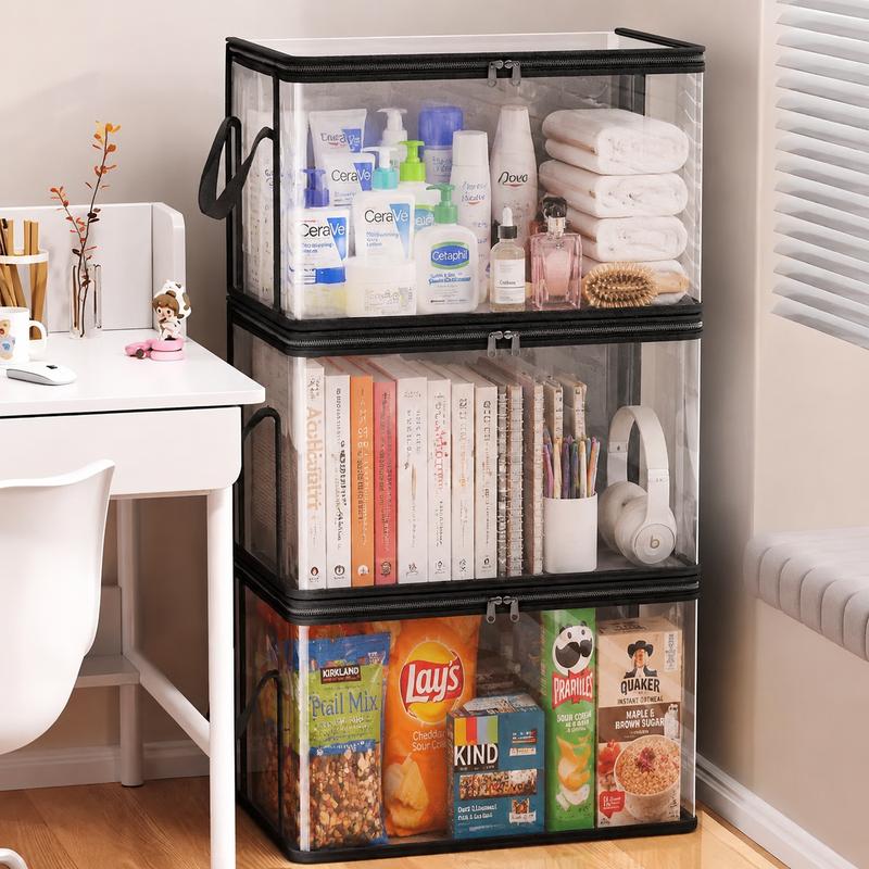 ⏳LAST DAY BUY 2 GET 1 FREE!!💕Daba™ Transparent Storage Bag – Large, Dust & Moisture-Proof with Handle✨