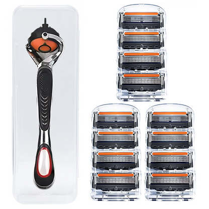 Multi-Blade Razor — Quick-Release Design with a Pivoting Head for a Close, Precision Shave