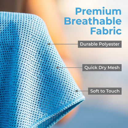 ☀️Cooling Towel -👍Daba™ Cold Sweat Towel You Can Use Anywhere, Anytime! Reusable Soft Absorbent Cooling Portable 🔥