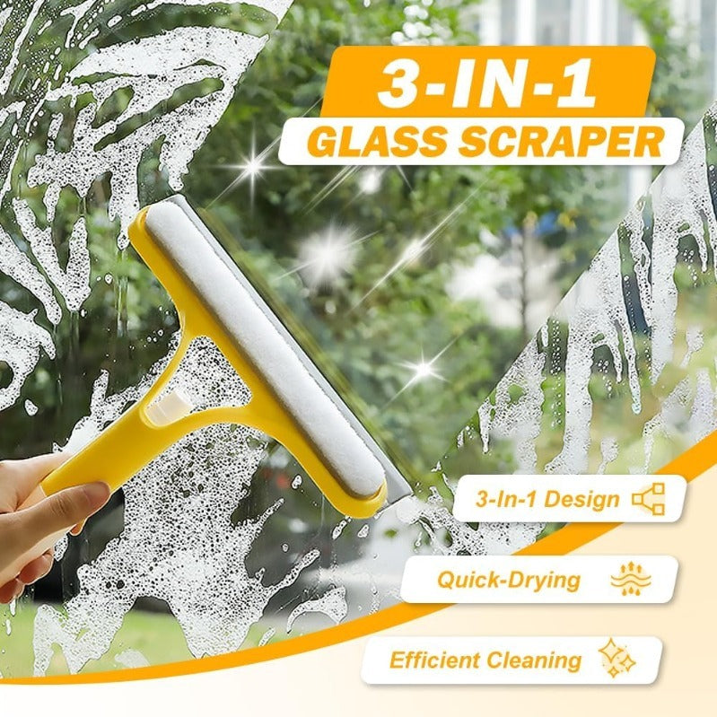 Daba™ BrightSwipe 3 in 1 Window Squeegee Cleaner with Spray Bottle