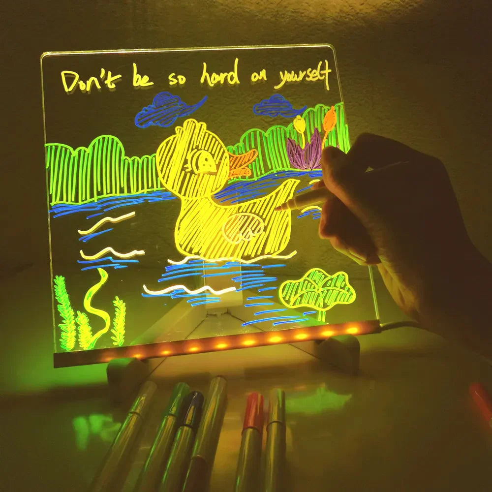 Daba™ GlowPad Creative Drawing Board🎨Screen-Free Light-Up Fun for Kids🔮