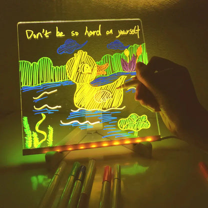 Daba™ GlowPad Creative Drawing Board🎨Screen-Free Light-Up Fun for Kids🔮