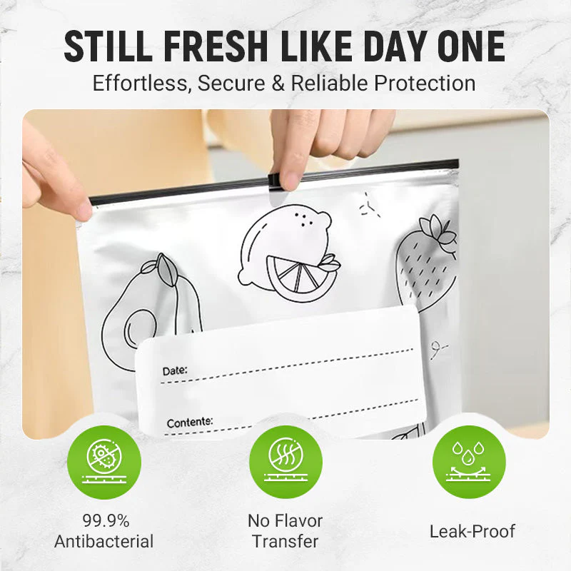 Daba™🔥Limited Sale: Buy 2 get 1 free!🍗 🥦Reusable Aluminum Foil Sealable Storage Bags