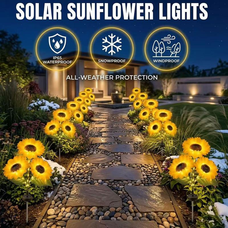 Daba™ Solar Sunflower Garden Lights