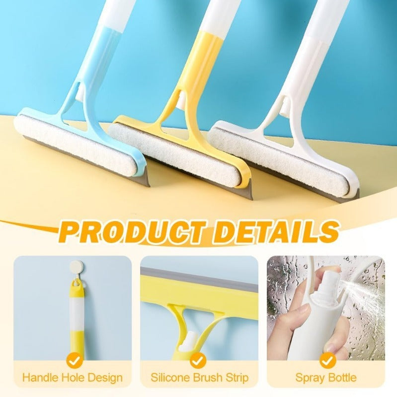 Daba™ BrightSwipe 3 in 1 Window Squeegee Cleaner with Spray Bottle