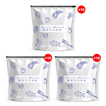 Daba™🔥Limited Sale: Buy 2 get 1 free!🍗 🥦Reusable Aluminum Foil Sealable Storage Bags