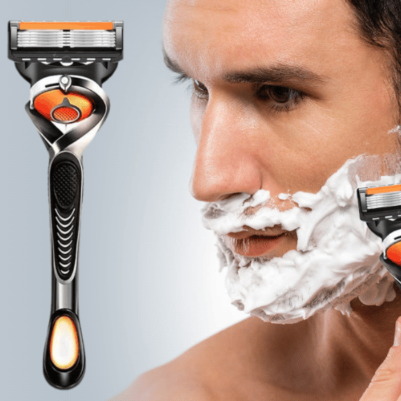 Multi-Blade Razor — Quick-Release Design with a Pivoting Head for a Close, Precision Shave
