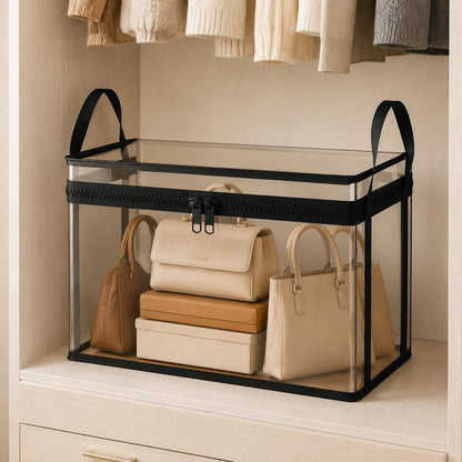 ⏳LAST DAY BUY 2 GET 1 FREE!!💕Daba™ Transparent Storage Bag – Large, Dust & Moisture-Proof with Handle✨