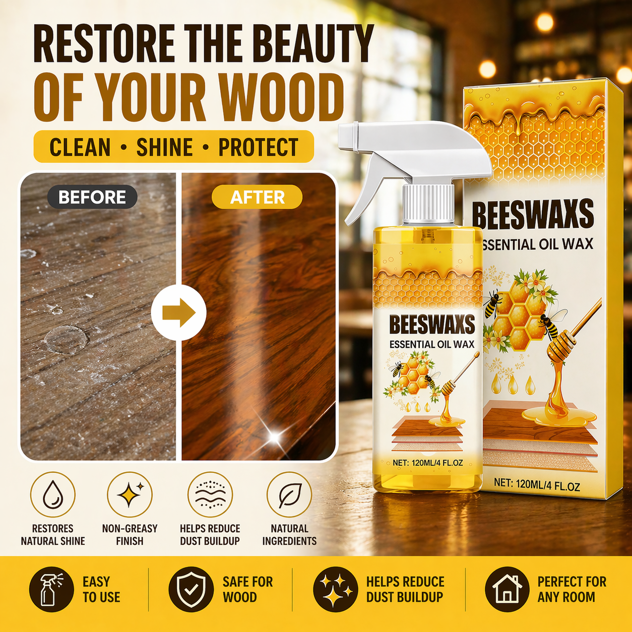 Daba™ Beeswax Wood Care Spray✨