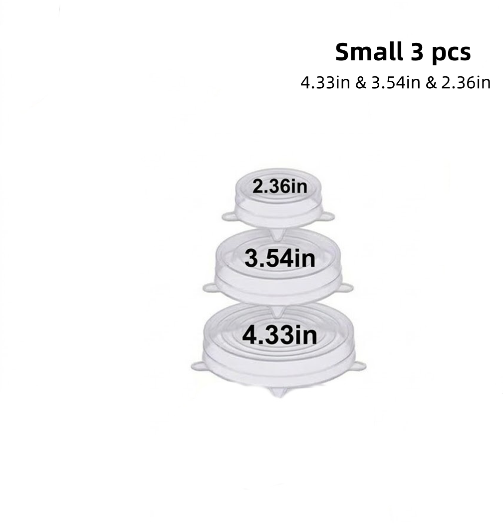 DABA™ Reusable Silicone Lids — 6 PCS Stretch Bowl & Pot Covers Pro