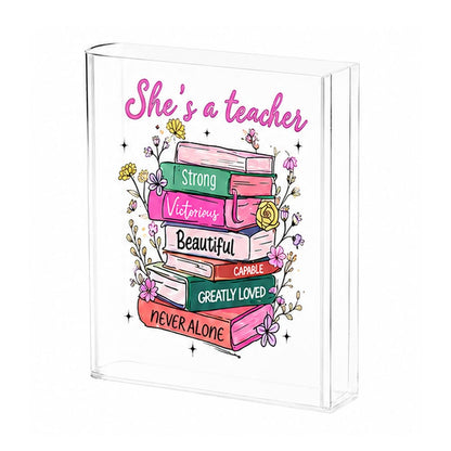 Daba™ 📚 Acrylic Book Vase — A Beautiful Blend of Books, Flowers & Memories💐