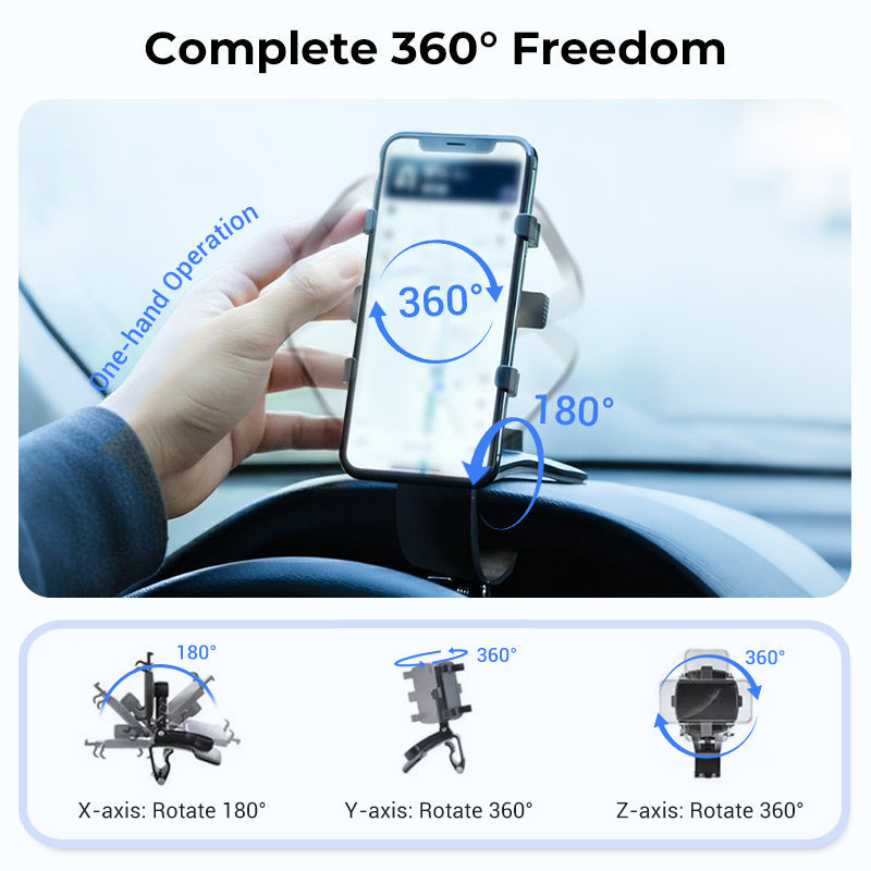 🔥New Hot Sale - 50% OFF🔥Daba™ 360 Degree Rotation Dashboard Car Phone Holder🚗