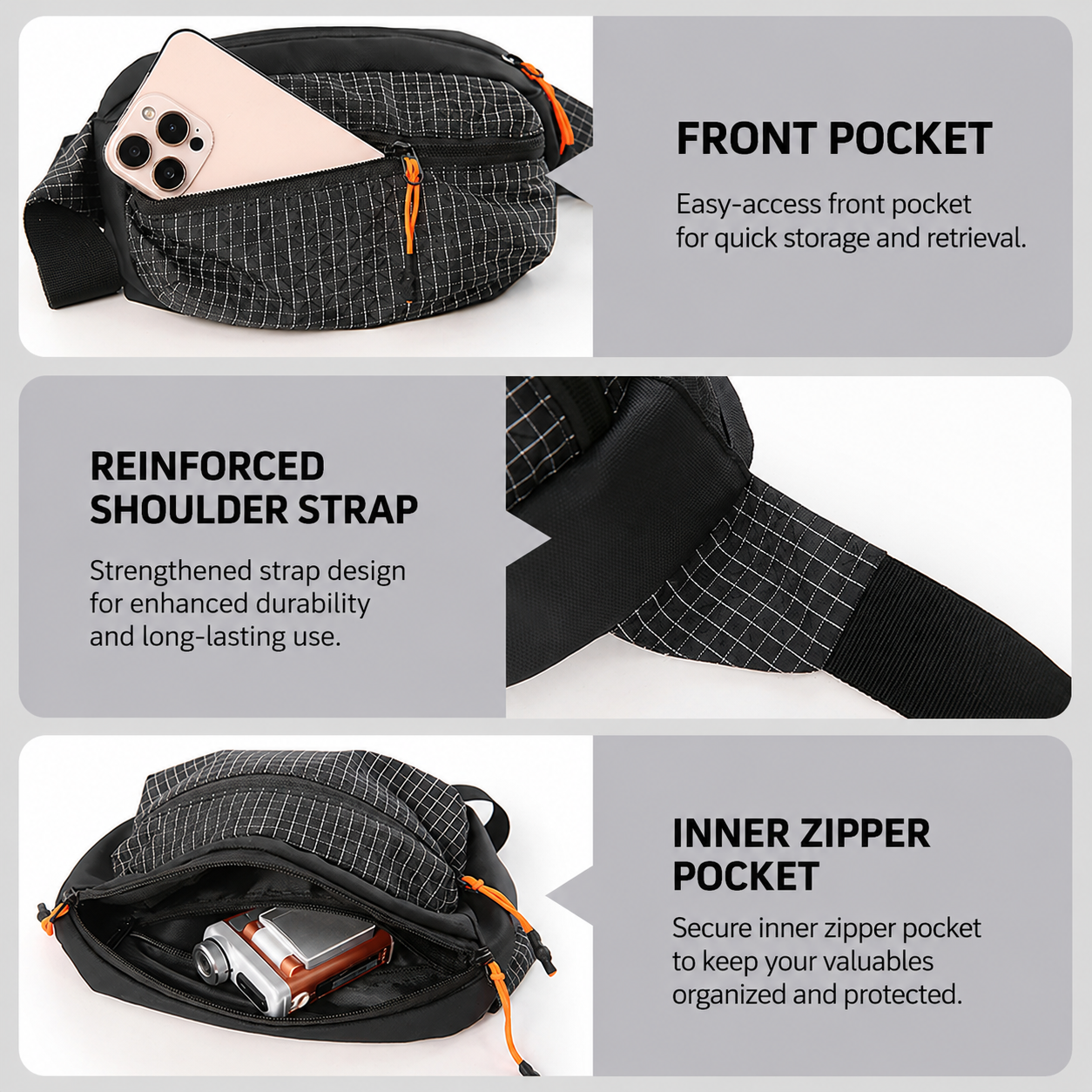 Daba™ | Hands-Free Outdoor Crossbody Sling Bag