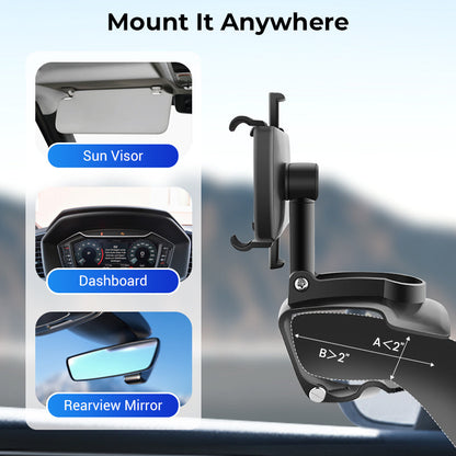 🔥New Hot Sale - 50% OFF🔥Daba™ 360 Degree Rotation Dashboard Car Phone Holder🚗