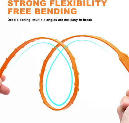 Daba™ Drain Extractor – 20” Flexible Hair Clog Removal Tool for Sink, Shower & Tub (No Chemicals Needed)