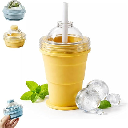 Daba™ 2-in-1 Collapsible Ice Maker Cup – (Copy)