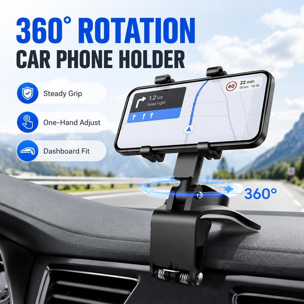🔥New Hot Sale - 50% OFF🔥Daba™ 360 Degree Rotation Dashboard Car Phone Holder🚗🚗