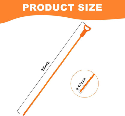 Daba™ Drain Extractor – 20” Flexible Hair Clog Removal Tool for Sink, Shower & Tub (No Chemicals Needed)