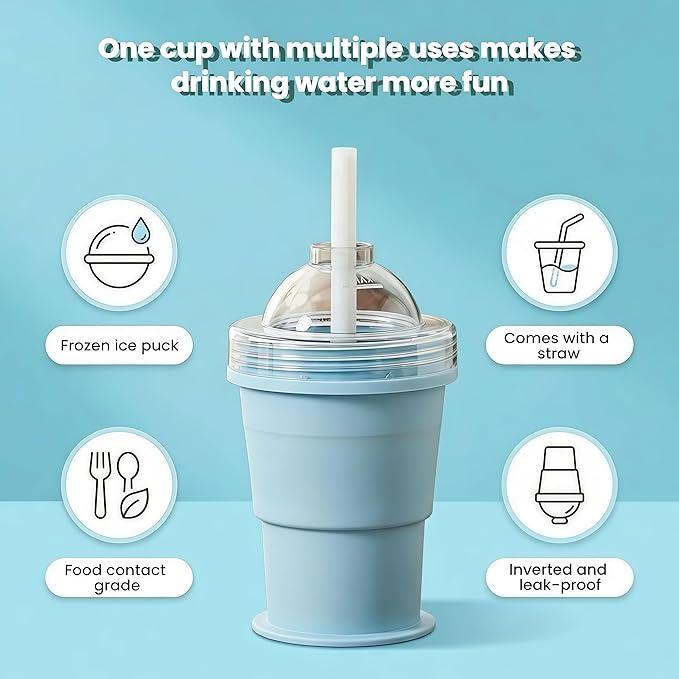 Daba™ 2-in-1 Collapsible Ice Maker Cup – (Copy)