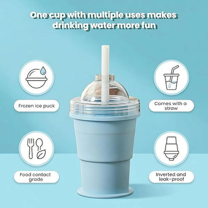 Daba™ 2-in-1 Collapsible Ice Maker Cup – (Copy)