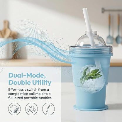 Daba™ 2-in-1 Collapsible Ice Maker Cup – (Copy)