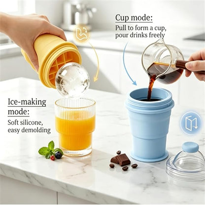 Daba™ 2-in-1 Collapsible Ice Maker Cup – (Copy)