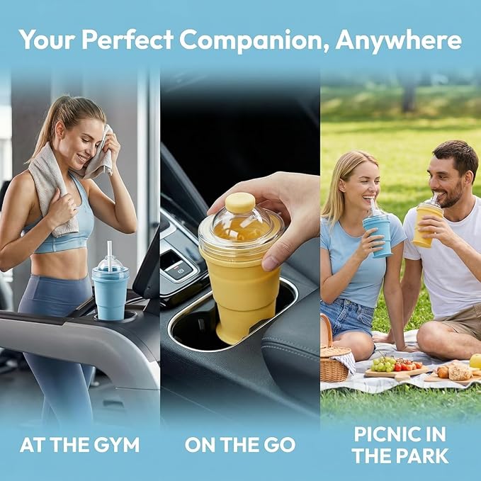 Daba™ 2-in-1 Collapsible Ice Maker Cup – (Copy)