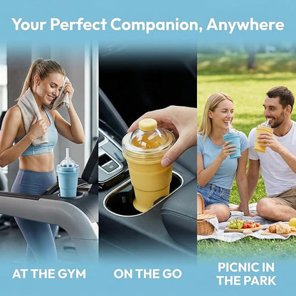 Daba™ 2-in-1 Collapsible Ice Maker Cup – (Copy)