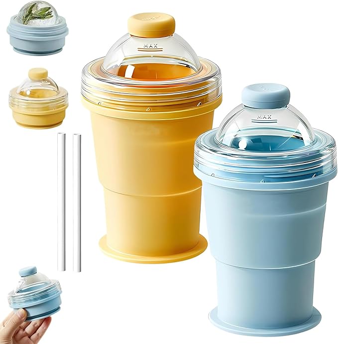 Daba™ 2-in-1 Collapsible Ice Maker Cup – (Copy)