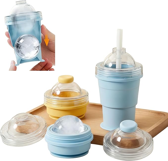 Daba™ 2-in-1 Collapsible Ice Maker Cup – (Copy)