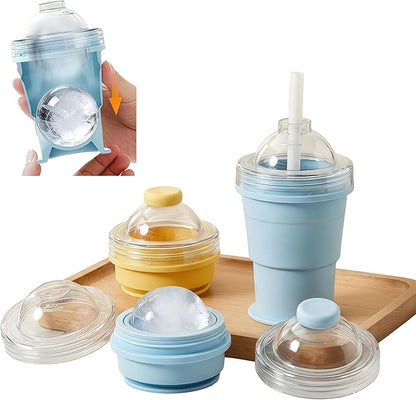 Daba™ 2-in-1 Collapsible Ice Maker Cup – (Copy)