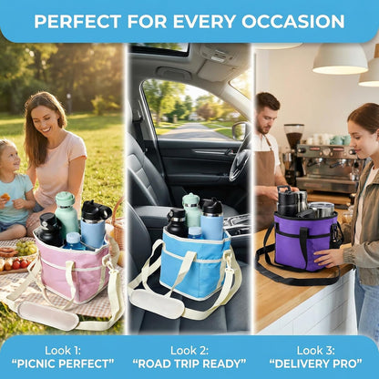 Daba™ 4-Bottle Carrier Bag – Stay Organized Anywhere