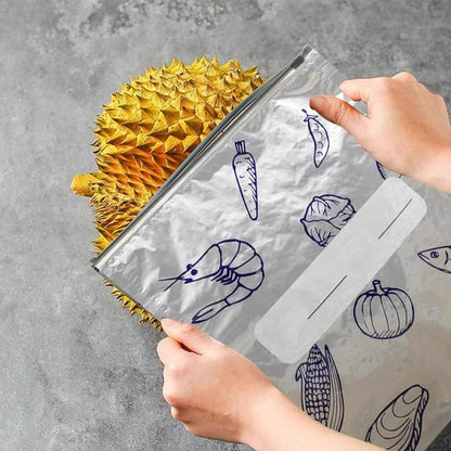 Daba™🔥Limited Sale: Buy 2 get 1 free!🍗 🥦Reusable Aluminum Foil Sealable Storage Bags