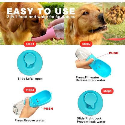 Daba™ Dual Chamber Pet Travel Flask (offer)