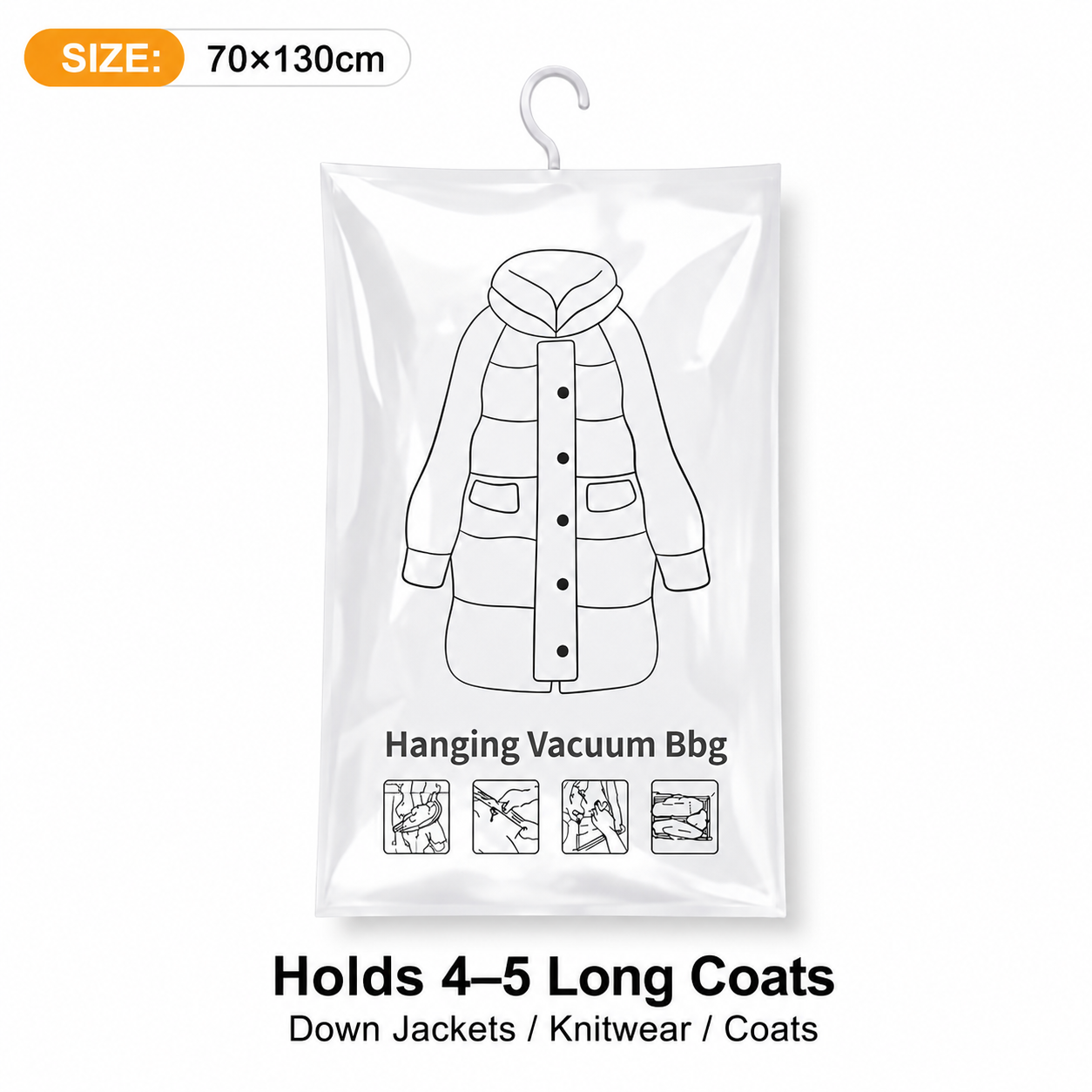 Daba™🧥Hanging Vacuum Storage Bags – Hanging Design for Wardrobe, Air Vacuum Compression, Waterproof Dustproof & Space-Saving 🧹