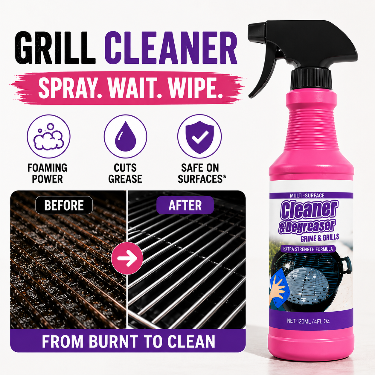 🔥Daba™ Heavy-Duty Grill Degreaser Spray