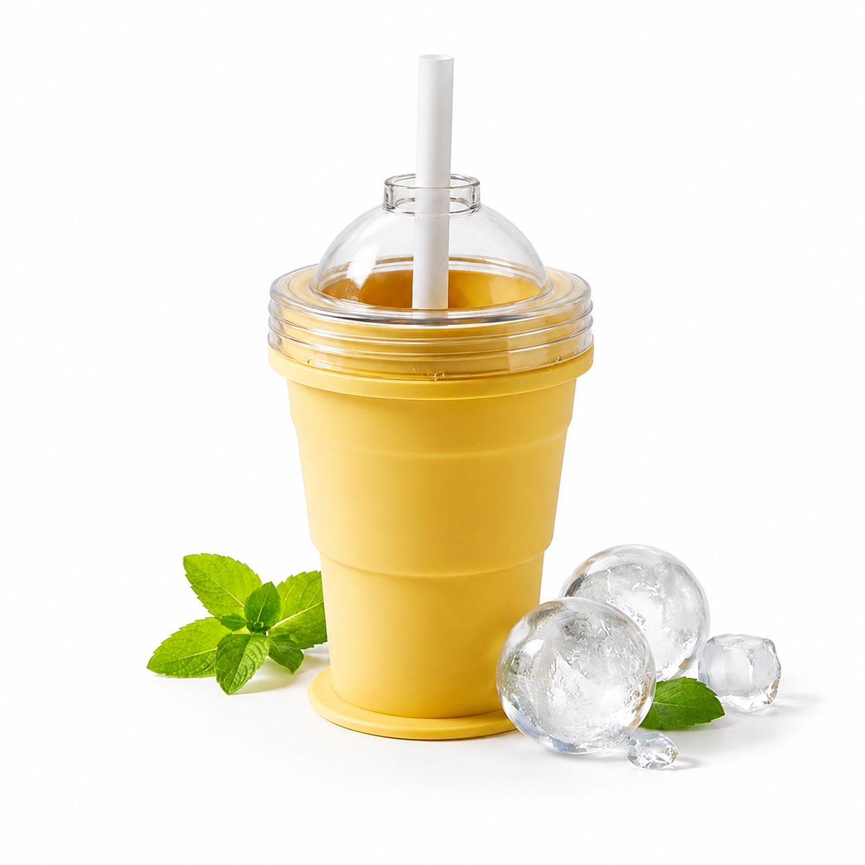 Daba™ 2-in-1 Collapsible Ice Maker Cup – Freeze, Expand & Drink Anywhere