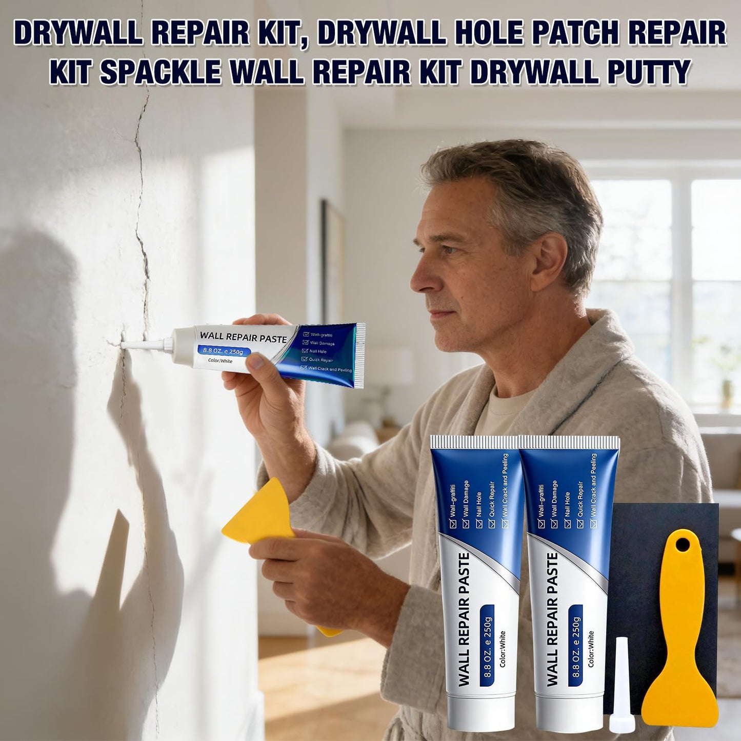 Daba™ Instant Wall Repair Paste Kit— Fast, Easy & DIY-Friendly