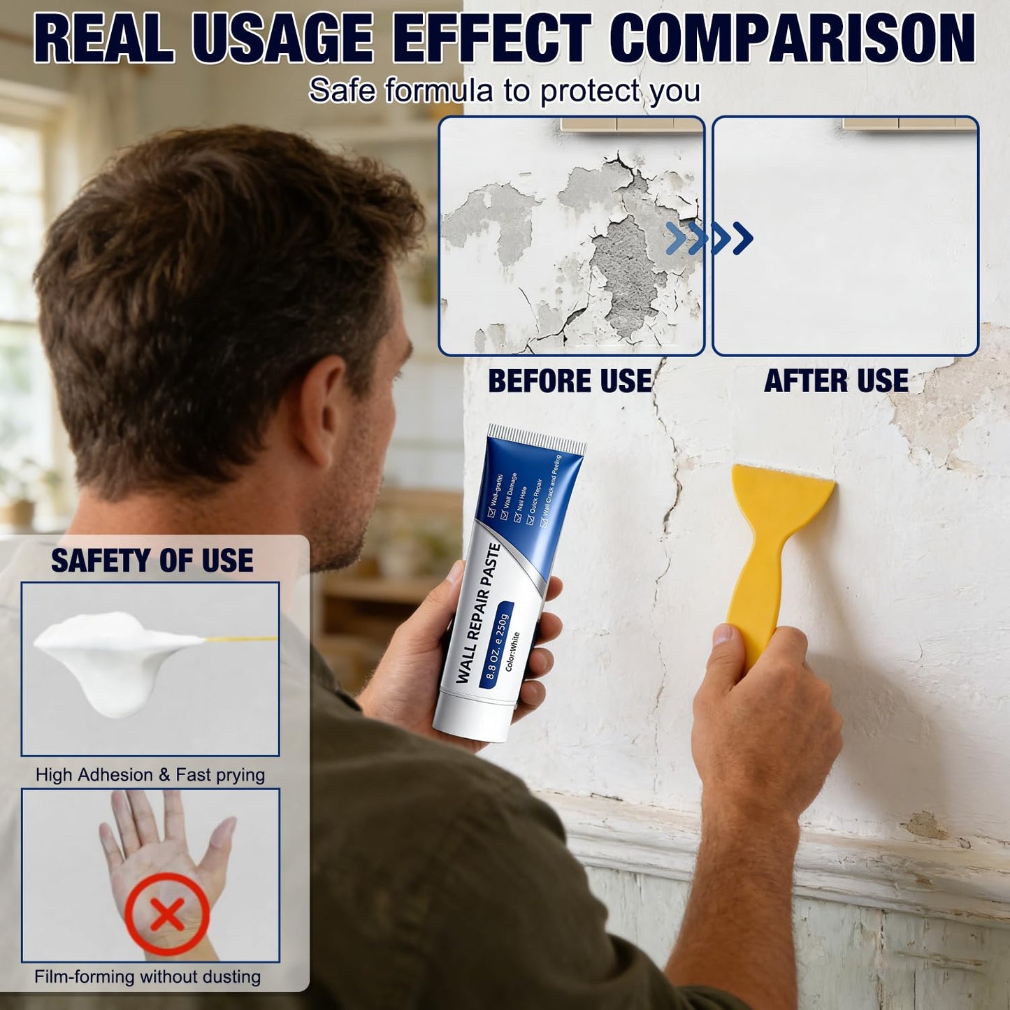 Daba™ Instant Wall Repair Paste Kit— Fast, Easy & DIY-Friendly