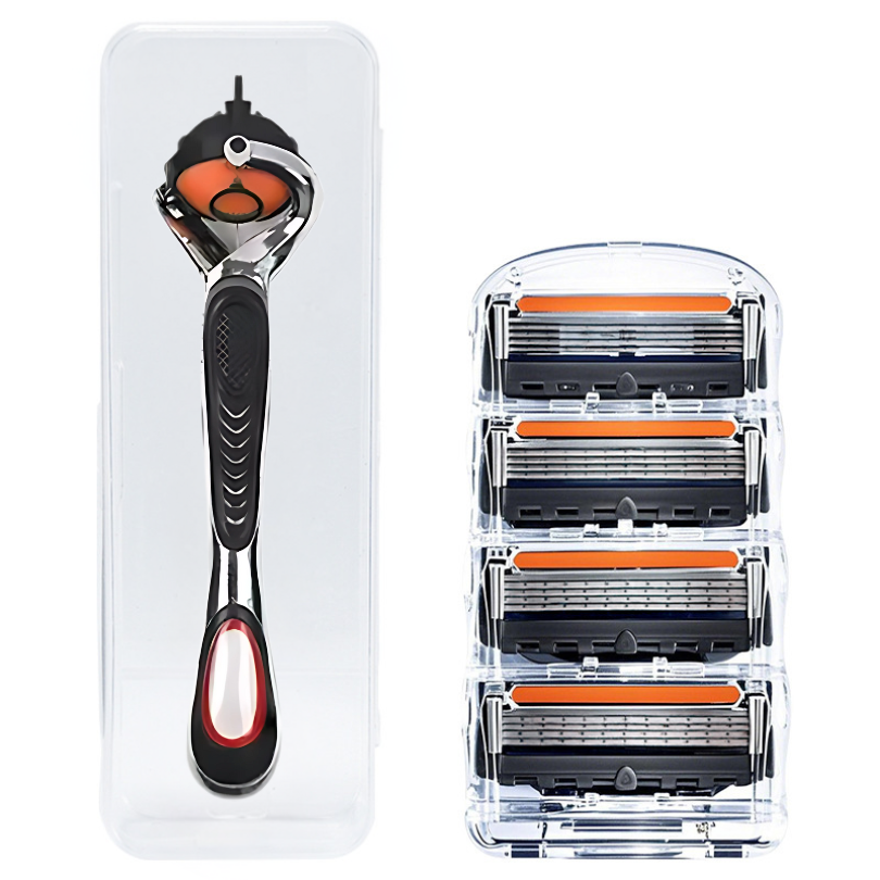 Multi-Blade Razor — Quick-Release Design with a Pivoting Head for a Close, Precision Shave