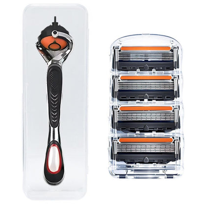Multi-Blade Razor — Quick-Release Design with a Pivoting Head for a Close, Precision Shave