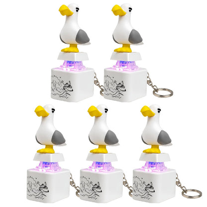 Daba™ Voice-Activated Light-Up Rechargeable Bird Button Keychain🐦