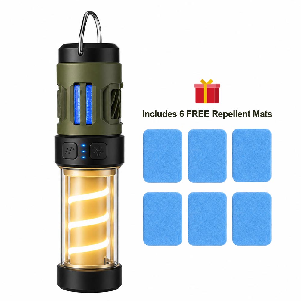 💡Last Day Only – 70% OFF! Daba™ 2-in-1 Portable Mosquito Repeller & Camping Lantern